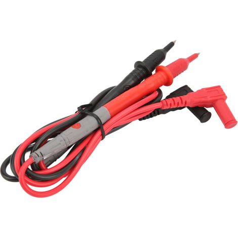 Jeu de 10 cordons de test pour multimètre avec pointes longues, embouts protecteurs et connecteurs durables pour utilisation en extérieur (20A/1KV) (1/5)