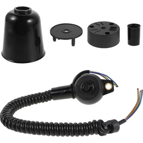 Kit de suspension avec douille rétractable E27 pour éclairage décoratif de la maison et du bureau - Douille rétractable pour lampe de plafond - Idéal pour les luminaires de maison et de bureau (1/5)