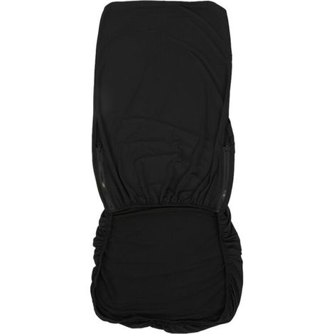 Elastischer Sitzbezug aus Stretchgewebe für Bürostühle (schwarz) (1/4)
