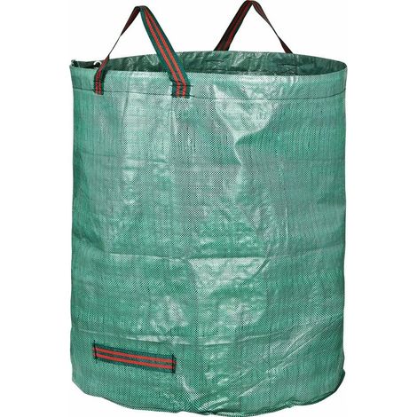 1x Sac à déchets 272L indéchirable Sac de Jardin Extra grands sacs réutilisables à feuilles, conteneur pour déchets et poubelles (1/5)