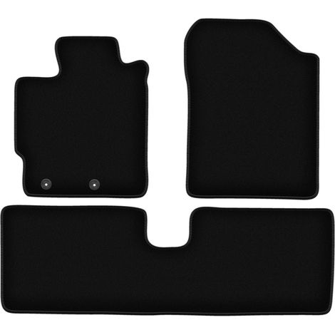 BASIC schwarze Veloursmatten für: Toyota Yaris III Benzin (2011-2019) (1/5)