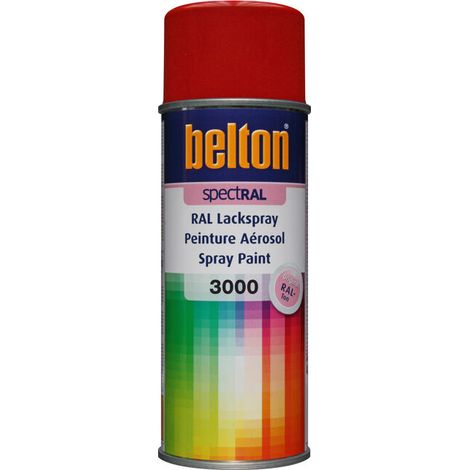 Pintura en aerosol Spectral Brillante 400ml Ral 3000 Rojo Fuego - Belton