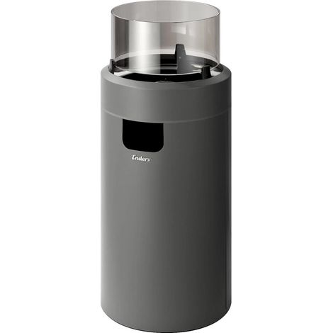 Enders Terrassenfeuer Nova LED Gr. M Grey 2,5 kW Ambiente-Licht und Flamme (1/5)
