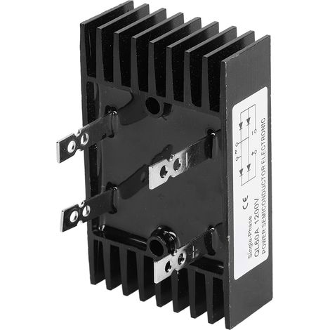Redresseur triphasé à diodes, module redresseur en pont haute puissance pour équipements électriques 1200 V 60 A (1/5)