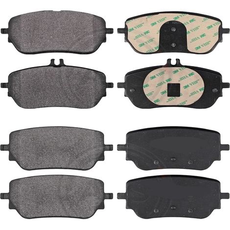 KIT PASTIGLIE FRENO ANTERIORI E POSTERIORI compatibile con MERCEDES-BENZ CLASSE C COUPE' (C205) / PASTIGLIE FRENANTI AUTO OEM P 50 119 P 50 123,P 50 122 / SOSTITUZIONE DIRETTA / BASSA POLVERE / SILEN