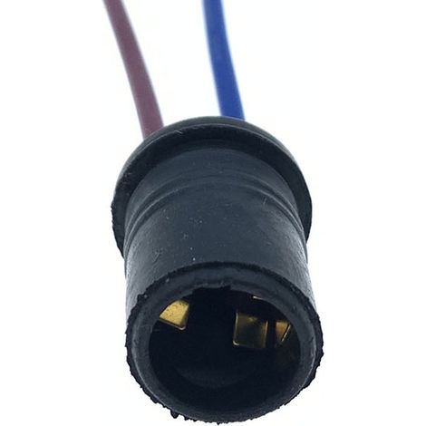 Motorrad-Parklicht-/Nebelscheinwerfersteckdose, Schnellanschluss-T10-Steckdose, LED-Rücklicht-/Armaturenbrettbeleuchtungssteckdose für Elektrofahrzeuge – Einzelstecker