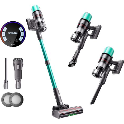 Aspirateur sans fil, 600W de puissance d'aspiration, filtration HEPA, V5 (1/2)