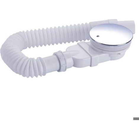 Bonde de douche 90 mm,extra plat, trou de vidange pour bac de douche, siphon avec système anti-odeurs,tamis à cheveux (1/4)