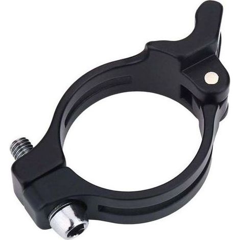 pair Collier de serrage pour dérailleur avant, adaptateur de dérailleur avant réglable de 31,8 mm (1/3)
