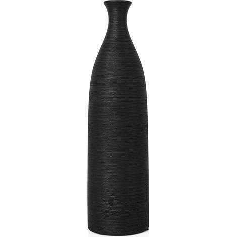 Vase décoratif Blanc en céramique à col étroit de 25,4 cm (33,8 cm) (1/5)