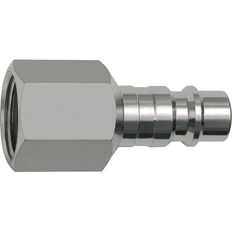 Riegler Nippel für Kupplungen NW 7,2, Stahl, NPT 1/4 IG