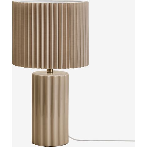 Lampada da tavolo in ceramica e tessuto Marvila SKLUM