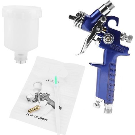 Mini Pistolet à Pulvérisation Professionnelle pour Réparation de Peinture Automobile, Traitement Léger et Lisse en, adapté au Dessin Artistique et à la Fabrication de Modèles (H-2000A 0,8 mm) (1/5)
