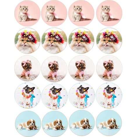 Waffeln für Muffins, Kekse, Katzen, Hunde und andere Tiere / 20 Stück