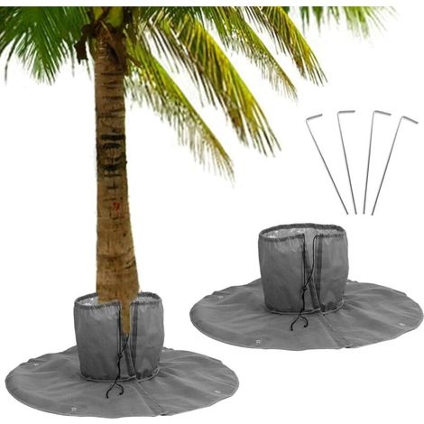 HIQE-FL Winter Plant Protection, Winter Protection for Palm Roots, Plant Protection Covers, Reusable Winter Plant Cover, Frost Protection (1/5)
