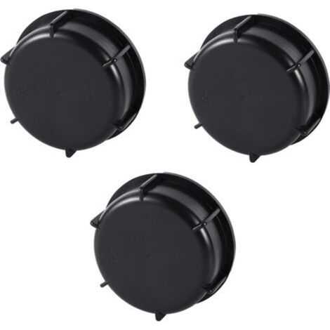 Lot de 3 S100x8 IBC Bouchon Cuve,Raccords Robinet Tuyau,Raccord Cuve 1000 litres,pour Vanne Cuve 1000l,Reservoir eau de Pluie,Conteneur