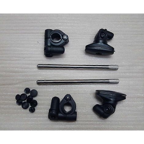 Pare-brise avant rond pour moto GZ150GN250, modèle Tianjian King Street Car, en polycarbonate (supports de montage séparés). (1/5)