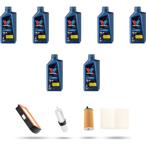 Kit tagliando 3 FILTRI e 7L OLIO compatibile con Bmw x3 (F25) 30dx 204kw dal 2016 (1/5)