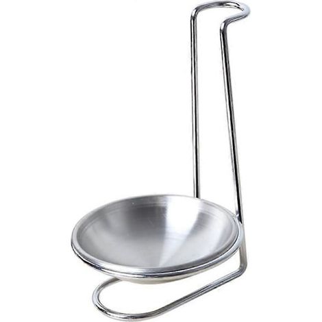 LYERCW - Repose-cuillère, support pour louche, support de cuisine en acier inoxydable, support pour louche et passoire, support pour louche. (1/5)