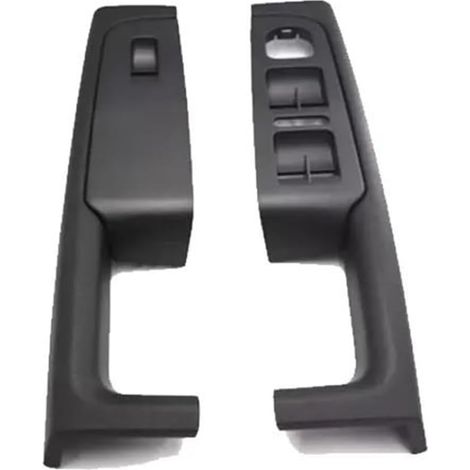 Poignées porte intérieure voiture Pour Skoda Pour Superb Finition 2008-2013 Avant Arrière Poignée Intérieure Porte Accoudoir Cadre Commande Panneau Contrôle 3TD867157(Devant noir) (1/3)