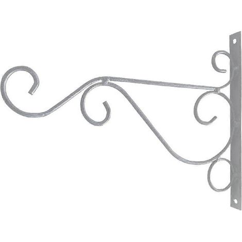 Support mural pour fleurs avec crochet, décoration, panier suspendu, simple (1/5)