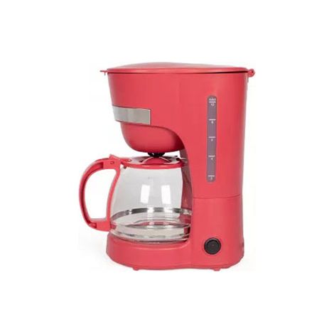 Cafetière 750W pour 12 tasses – Verseuse en verre – Arrêt automatique – DOD200RC – Livoo