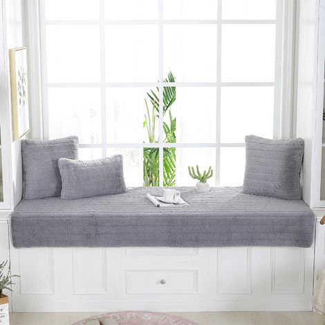 Filiyano-Coussin de rebord de fenêtre pour balcon, housse universelle pour baie vitrée toutes saisons, coussin moelleux pour la décoration de la pièce (1/5)