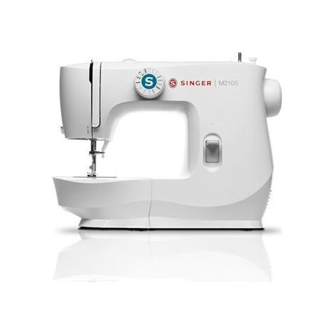 Machine à coudre Singer M2105 - 13 points - Blanc - Décoratifs - Simplifié - Molette (1/5)