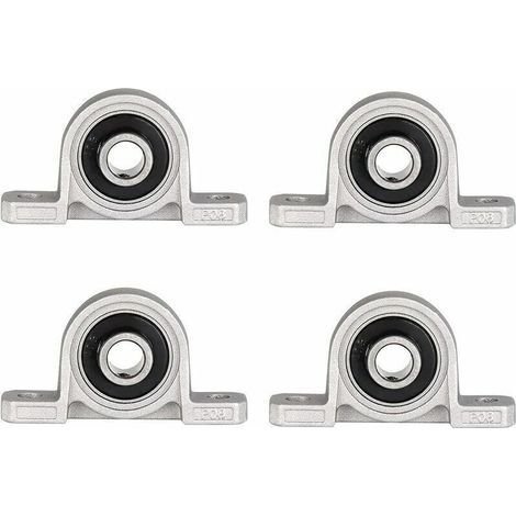 Stück Blocklager, 10-mm-Kugellager, Stehlager, Flanschbohrung, selbstmontierende, selbstjustierende Stütze (1/4)