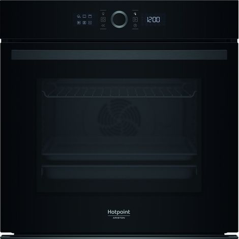 Hotpoint Ariston Forno da incasso HAOI5S8HM1BA. Dimensione del forno: Media, Tipo di forno: Forno elettrico, Capacità interna forno totale: 73 L. Posizionamento dell'apparecchio: Da incasso, Colore... (1/4)