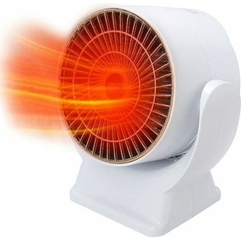 Silent air heater 500W/800W – 30° rotation – V0 flame retardant material – For offices and verandas – Protection against overheating (1/5)