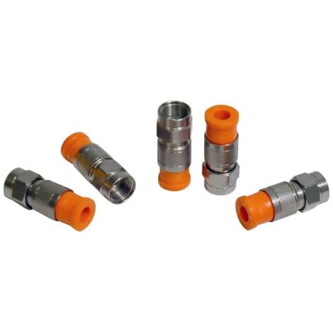 Conector coaxial Televes fps0837 tipo F instalación fácil