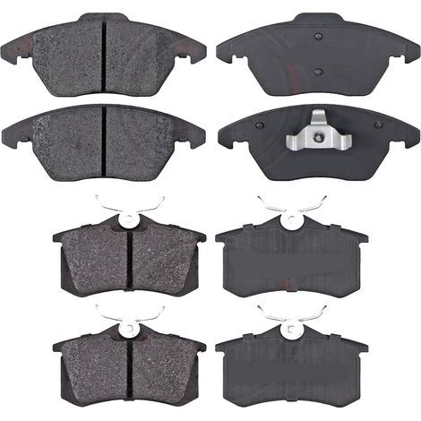 KIT PASTIGLIE FRENO ANTERIORI E POSTERIORI compatibile con PEUGEOT 5008 II (MC,MJ,MR,M4) / PASTIGLIE FRENANTI AUTO OEM P 61 135,P 61 124 / SOSTITUZIONE DIRETTA / BASSA POLVERE / SILENZIOSO (1/4)