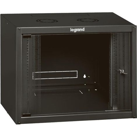 Coffret fixe 19 pouces livré à plat Linkeo capacité 12U 625x600x450mm LEGRAND 646252 (1/2)