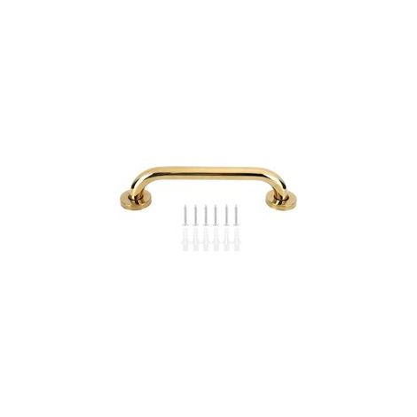 30cm Barre D'appui de Douche en Acier Inoxydable Or,Poignée de Soutien de Sécurité de Douche pour Offrez Une Expérience de Bain Confortable (1/5)
