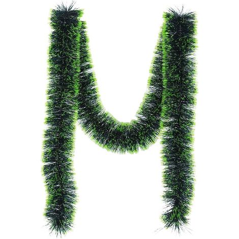 Guirlande De Noël - Guirlande En Ruban Torsadé En PET - Pour Arbre À Noël, Cheminée, Escalier, Intérieur Extérieur - 200 cm