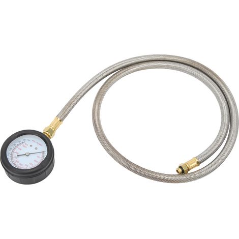 Kit de test de pression d'huile universel avec 15 adaptateurs, manomètre 0-150 psi, tube flexible, pour véhicules (1/5)