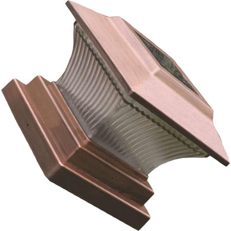 1pièce Lampe Solaire Étanche Pour Cour Et Jardin Lumière De Pilier (1/5)