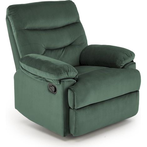 Sillón reclinable Houston Terra, Verde, 105x85x90cm, Tapiz (1/5)