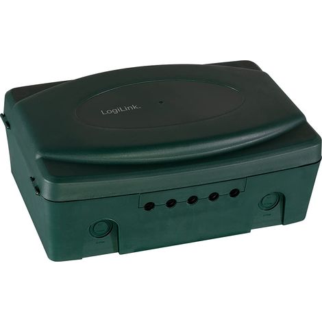 Scatola Elettrica Logilink IP54 Organizzatore Cavi Verde (1/5)