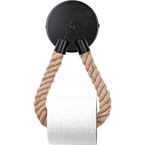 YMYNY Porte Papier Toilette, Porte Rouleau de Papier Toilette avec Etagère de Téléphone, Acier INOX 304, sans Perçage Support Mural pour Salle de Bain (Lin) (1/5)