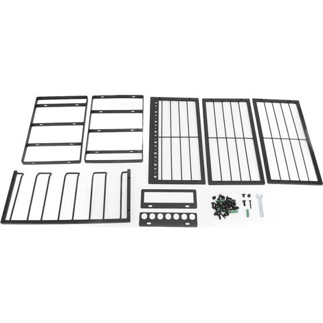 Organisateur de Rangement pour Outils Électriques 4 Niveaux Support de Stockage pour Garage-KZQ