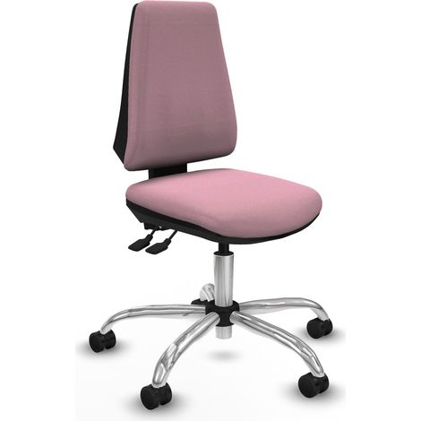 Elche AS bali rosa base cromada ruedas nailon 65mm