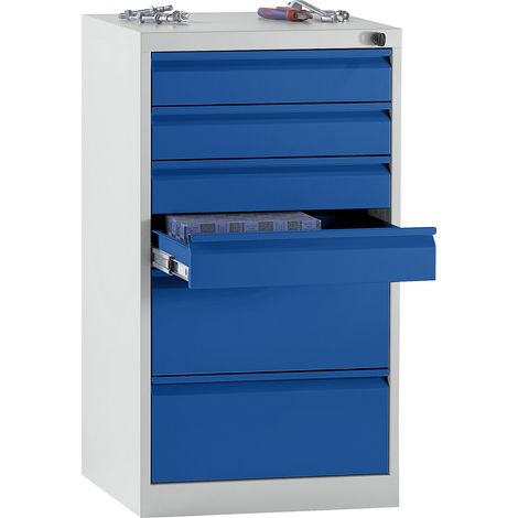 eurokraft basic, Armoire à tiroirs en acier, h x l x p 900 x (1/3)