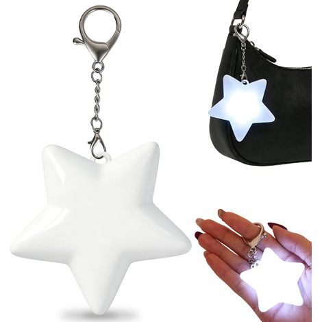 Lumière de Sac et Lampe de Sac avec Capteur Rechargeable, Lampe de Sac LED Portative et Pendentif Lumineux, Cadeau pour Petite Amie, Sœur et Mère (1/5)