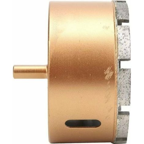 Scie cloche diamant, Trépan scie cloche diamant, pour carrelage/béton/mur/verre, Accessoire pour outil à main, Foret béton multifonctionnel en marbre(90mm), (1/4)