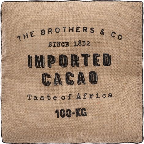 Atmosphera – Coussin de sol en jute 40x40cm – Confort optimal pour intérieur – Décoratif et fonctionnel – Hauteur 12cm, poids 0,55kg (1/5)