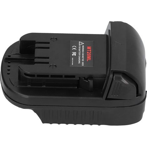 Ortviai Convertisseur de batterie pour outils électriques Makita 18 V BL1830/BL1840/BL1850/BL1860 - Noir, ABS+PC (1/4)