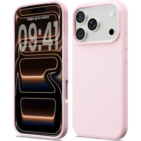 Coque en silicone liquide compatible avec l'iPhone 17 Pro, coque souple antichoc, protection intégrale, vert olive (1/5)