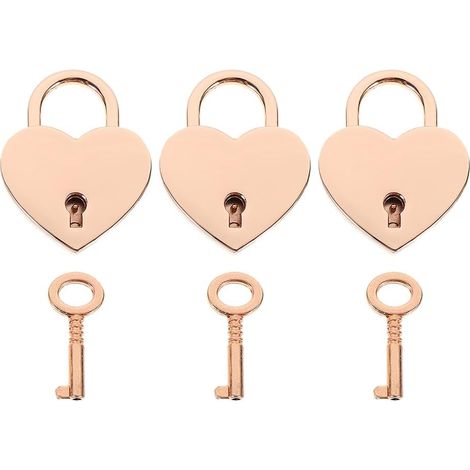 de 3 mini cadenas en forme de c ur pour d corer agendas bo